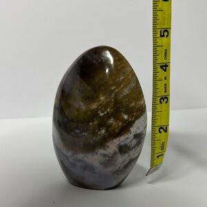 Polished agate Egg Decor